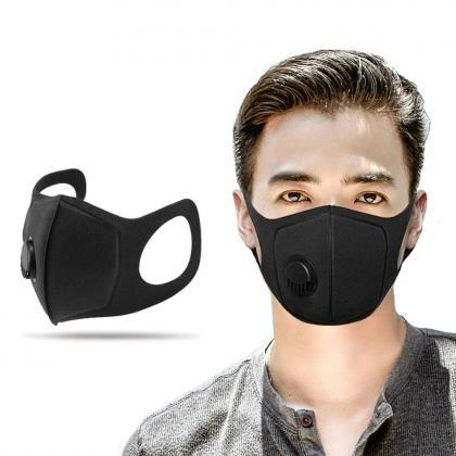5 Pcs Face Mask With Breathing Valve, Mask With..